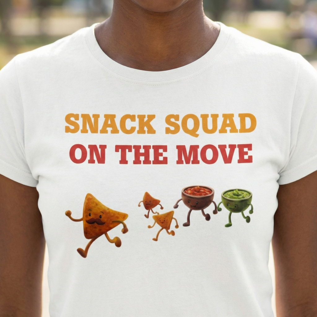 Snack Squad On The Move Tee – Funny Cinco de Mayo Chips & Salsa T-Shirt
