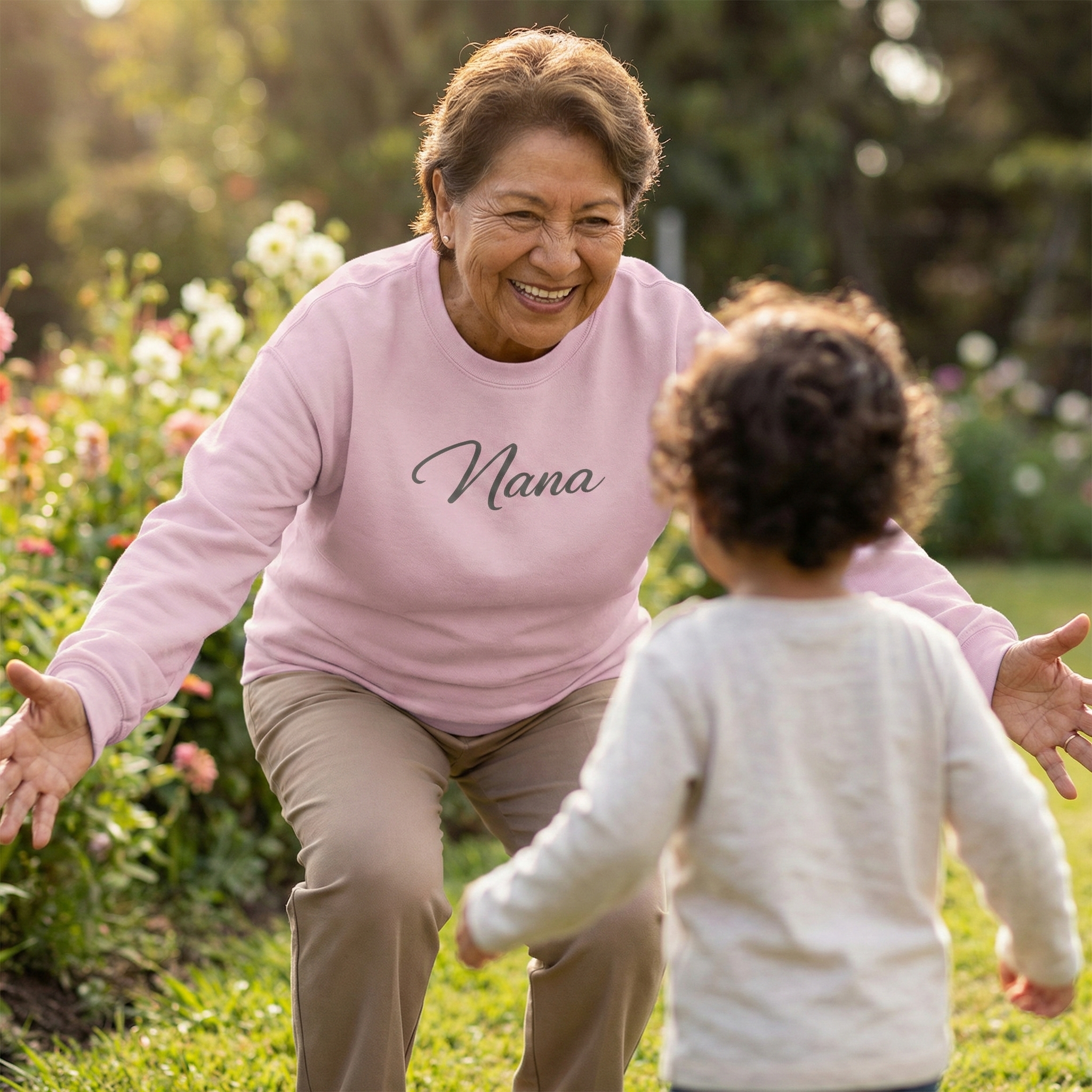 Nana Script Crewneck Sweatshirt – Timeless & Cozy