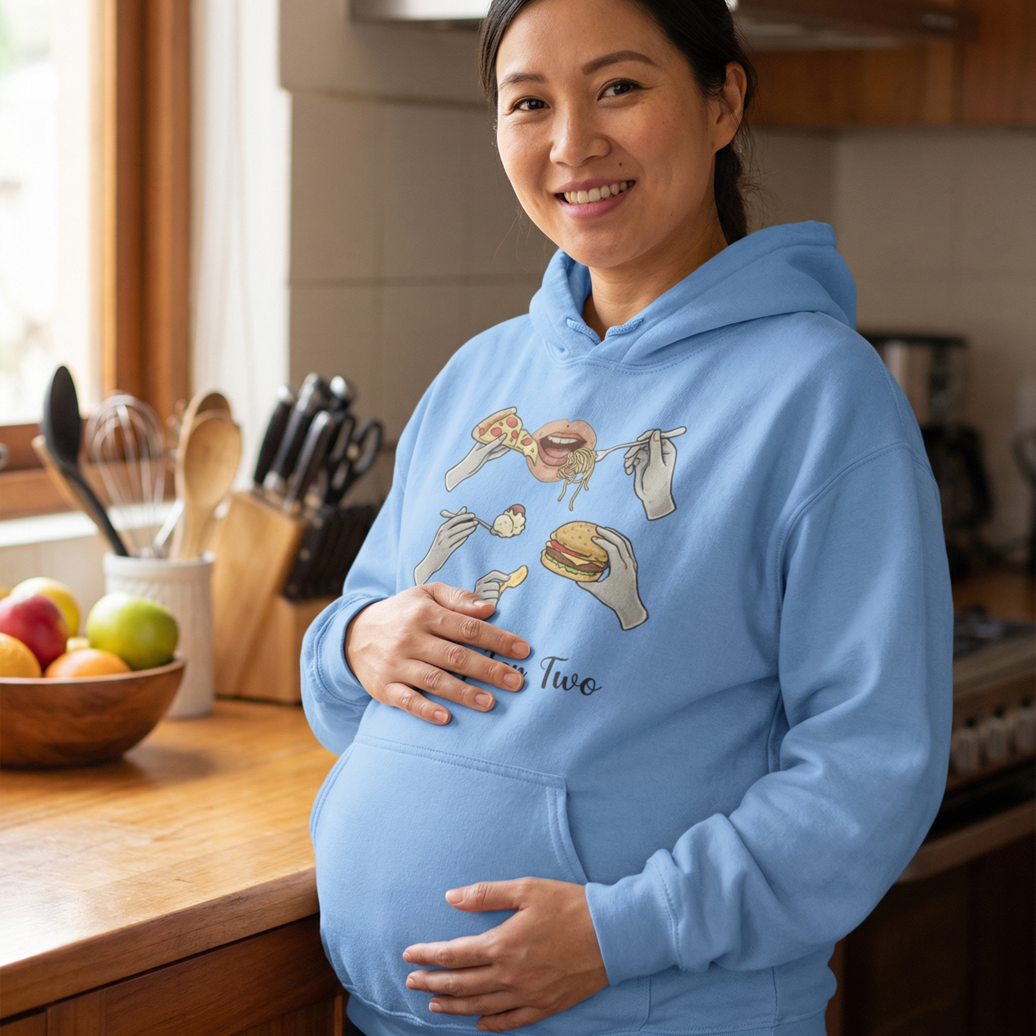 Eating for Two – Pregnancy Cravings Hoodie